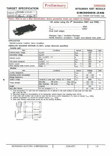 CM300DX-24S datasheet - Ineltron