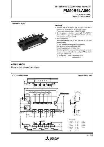 PM50B6LA060 datasheet - Ineltron