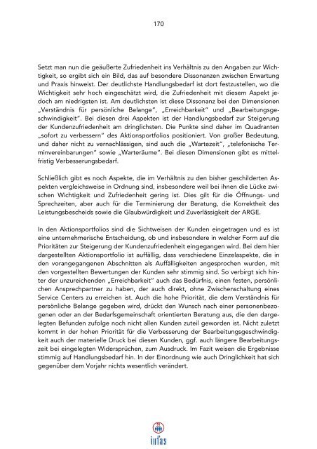 Evaluation der Maßnahmen zur Umsetzung der Vorschläge ... - Infas