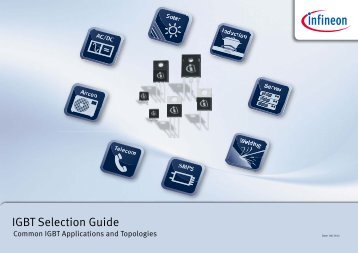 IGBT Selection Guide - Common IGBT Applications and ... - Infineon