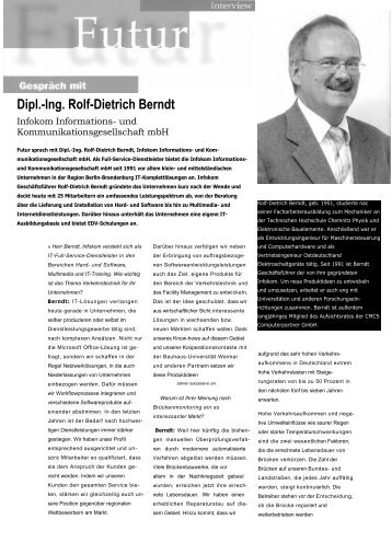 Dipl.-Ing. Rolf-Dietrich Berndt - Infokom GmbH