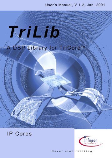TriLib User's Manual v1.2 - Infineon