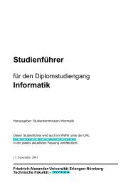 Informatik - Dept. of Computer Science - Universität Erlangen ...