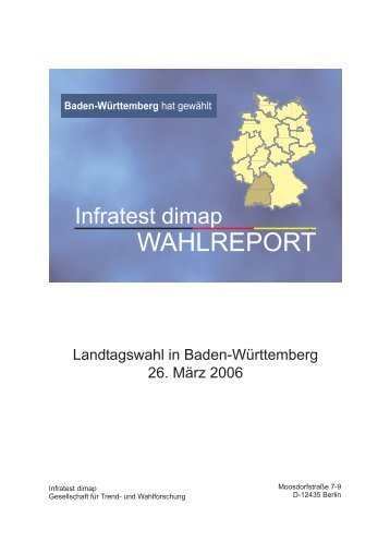 WAHLREPORT - Infratest dimap