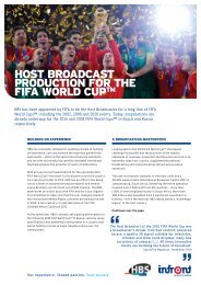 Case Study - 2010 FIFA World Cup - Infront