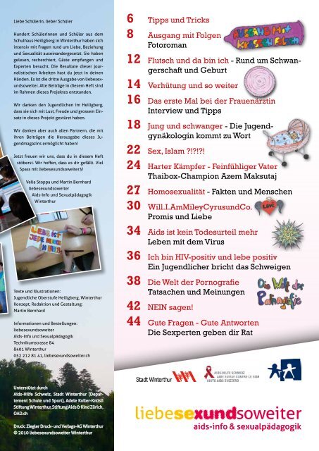 Ich bin Hiv-positiv und denke positiv - Aids-Info Winterthur