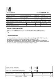 ARBEITSVORLAGE - Gemeinde Ingersheim