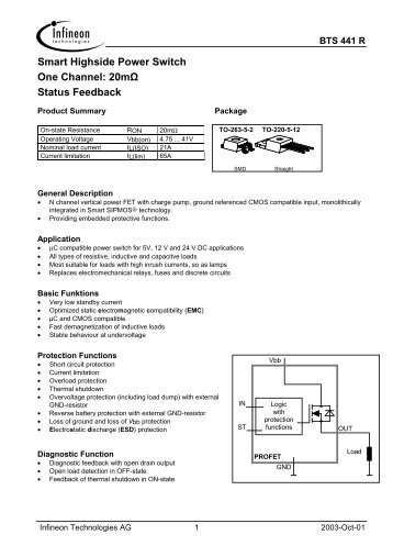 BTS441R_20030905.pdf - Infineon