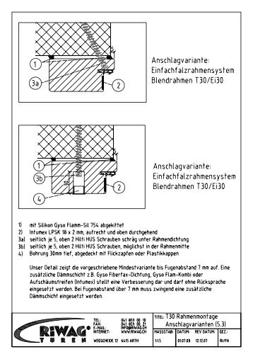 Brandschutztüren - B+M Haus- und Agrotech AG