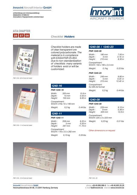 Download Product Sheet As Pdf 163 Kb Innovint Aircraft