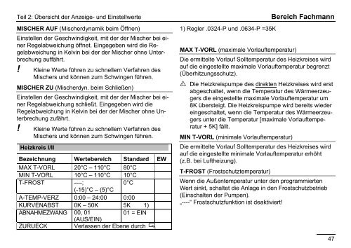 Automatikbetrieb 2