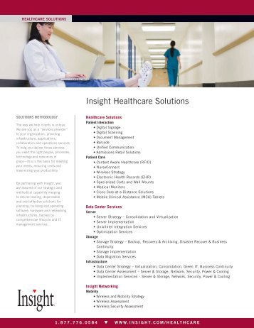 Insight Healthcare Solutions Data Sheet