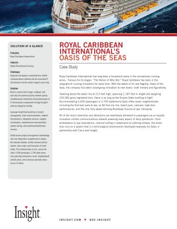 Royal Caribbean Cruise Line - Insight