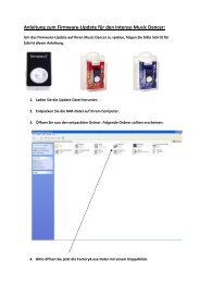 Anleitung zum Firmware-Update für den Intenso Music Dancer: