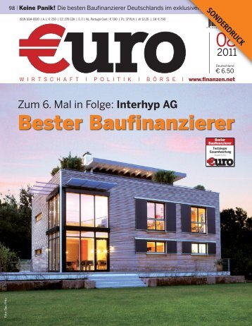 Euro: Bester Baufinanzierer 2011 - Interhyp