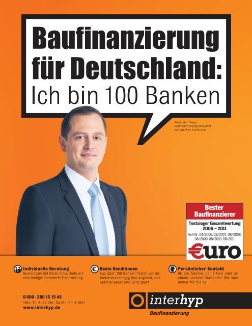 Euro: Bester Baufinanzierer 2011 - Interhyp