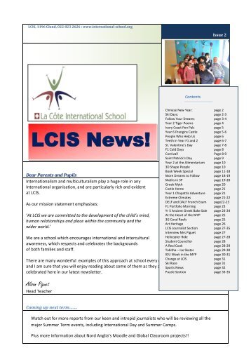 LCIS News! - Nord Anglia Education