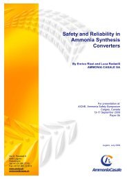 Safety and Reliability in Ammonia Synthesis Converters