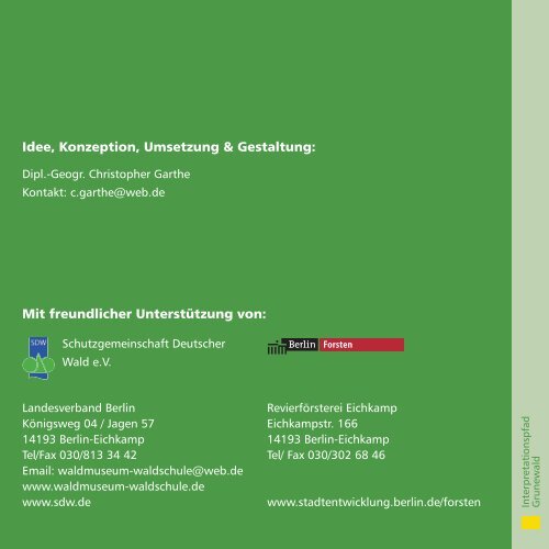 Interpretationspfad Grunewald