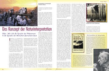 Das Konzept der Naturinterpretation (Textbeitrag) - Bildungswerk ...