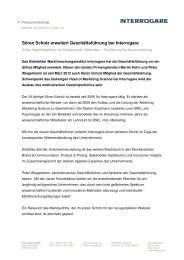 Pressemitteilung als PDF - Interrogare GmbH