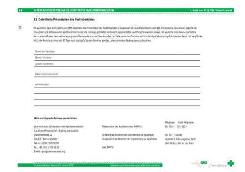 auditbericht Apotheke zum Mohrenkönig AG, 8260 ... - apo-click.ch