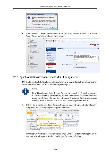 Intranator Administrator Handbuch - Intra2net AG