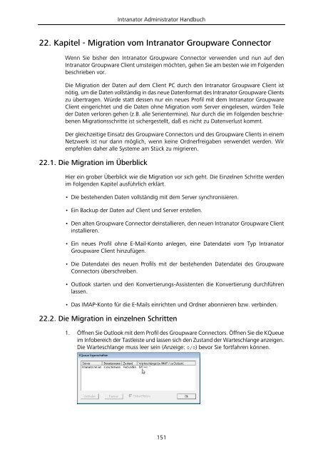 Intranator Administrator Handbuch - Intra2net AG