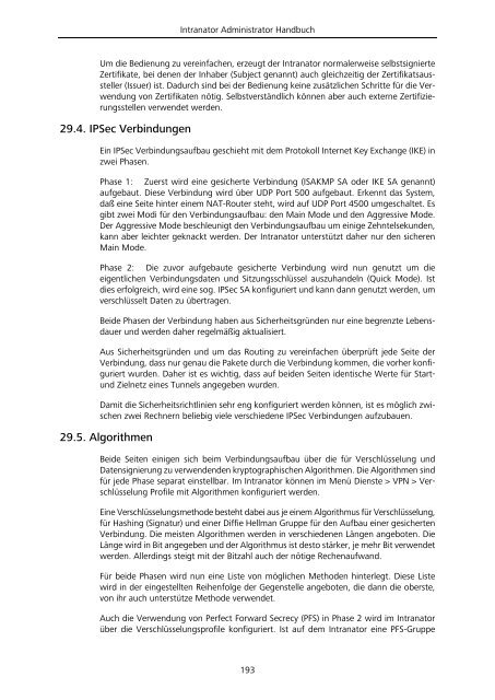 Intranator Administrator Handbuch - Intra2net AG