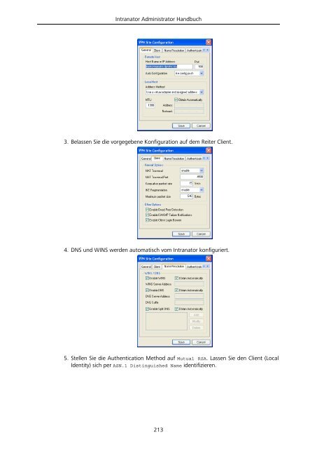 Intranator Administrator Handbuch - Intra2net AG