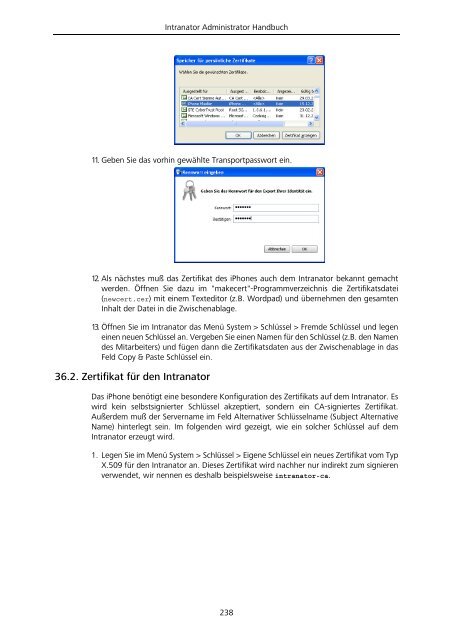 Intranator Administrator Handbuch - Intra2net AG