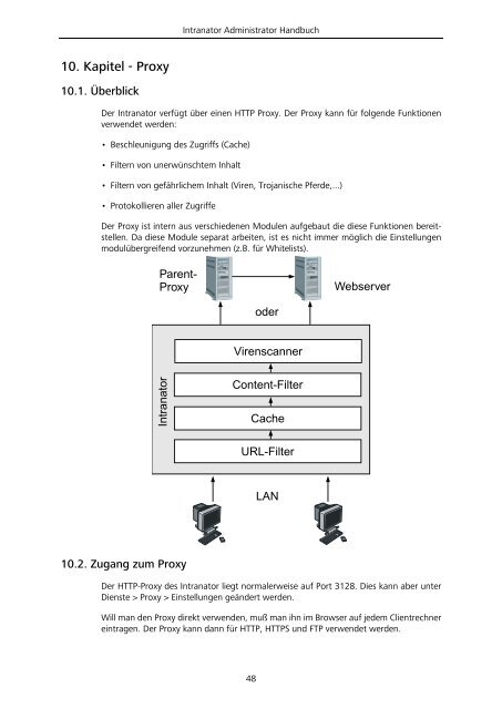 Intranator Administrator Handbuch - Intra2net AG