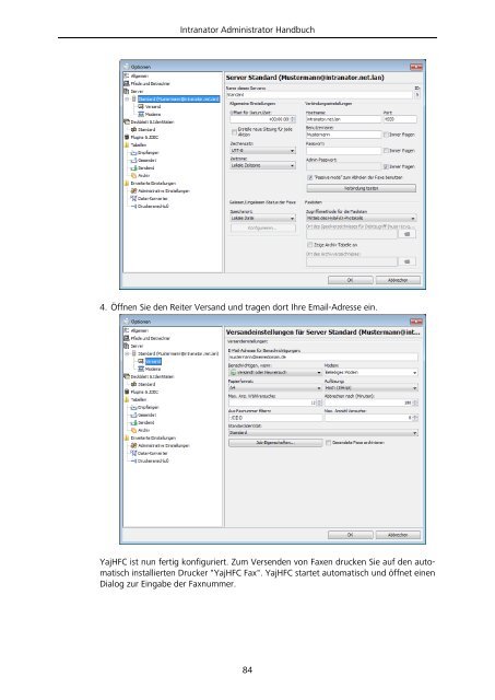 Intranator Administrator Handbuch - Intra2net AG