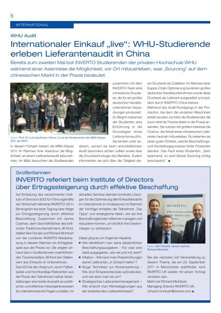 SUPPLY MANAGEMENT NEWS - Inverto