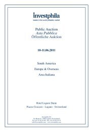 Public Auction Asta Pubblica Öffentliche Auktion - Investphila