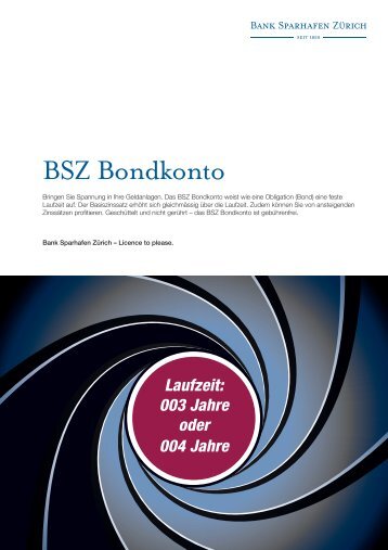 BSZ Bondkonto Flyer 01 - Bank Sparhafen