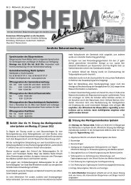 Ausgabe vom 30.01.2013 - Markt Ipsheim