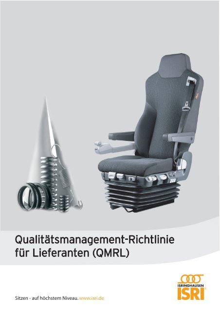 Qualitätsmanagement-Richtlinie (QMRL) - Isringhausen
