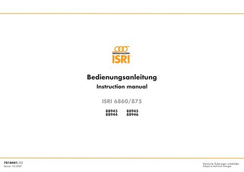 ISRI 6860/875 - Isringhausen