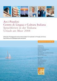 Arci-Pasolini Centro di Lingua e Cultura Italiana Sprachferien in  der ...