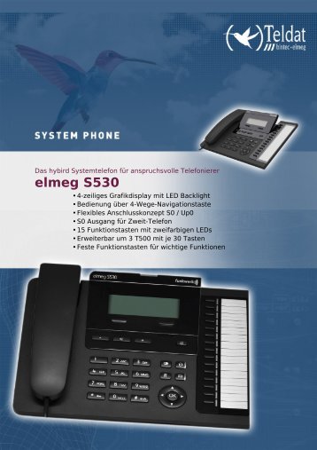 Systemtelefon elmeg S530