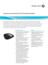 Alcatel-Lucent OmniTouch 4135 IP-Konferenztelefon