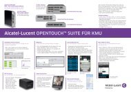 Broschüre Alcatel - Lucent Omni PCX Office RCE , Übersicht