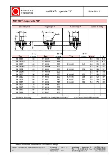 Amtric-Katalog Lagerteile 08 - Amteca AG