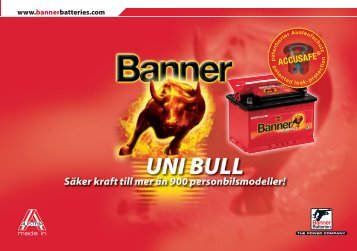 Folder Uni Bull S - Banner Batterien