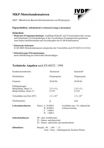 werden Sie weitergeleitet zum Produktprospekt (deutsch) - IVD GmbH