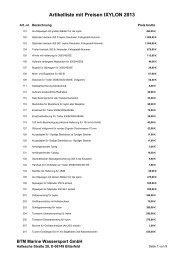 Die vollständige 2013er Artikelliste mit Preisen - Ixylon