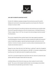 Press Release - Jack Link's Meat Snacks