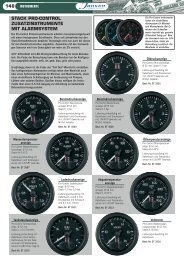 STACK PRO-CONTROL ZUSATZINSTRUMENTE ... - Fodor Racing