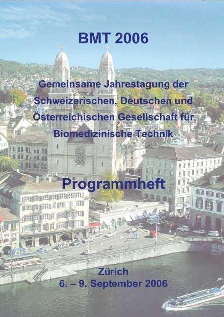 BMT 2006 Programmheft - Swiss Society for Biomedical Engineering